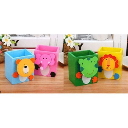 Стакан наст. "deVENTE Funny animals" 8,5*7*5,5см, деревян., с декором