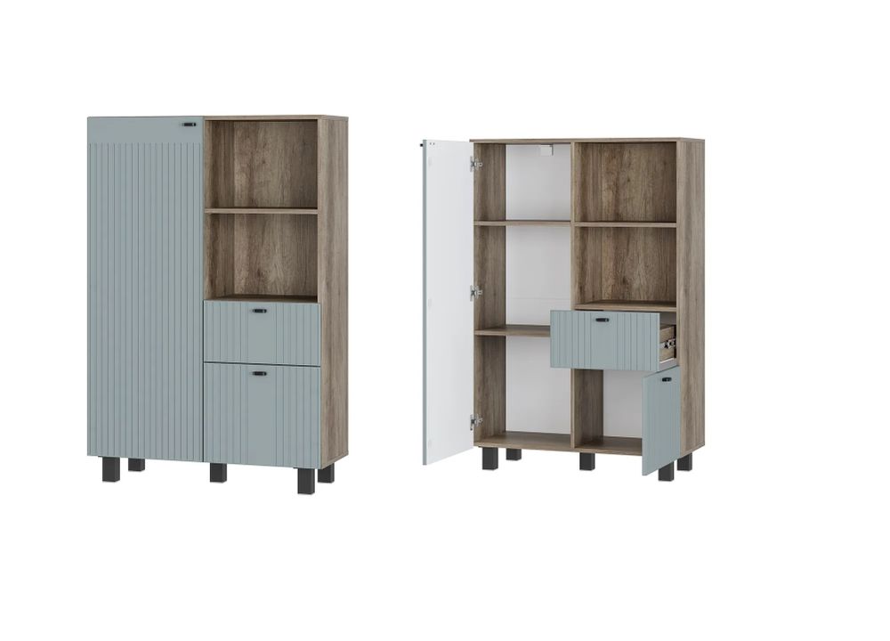 Шкаф Олива ШК-16 Шарли бриз (голубой) MF11