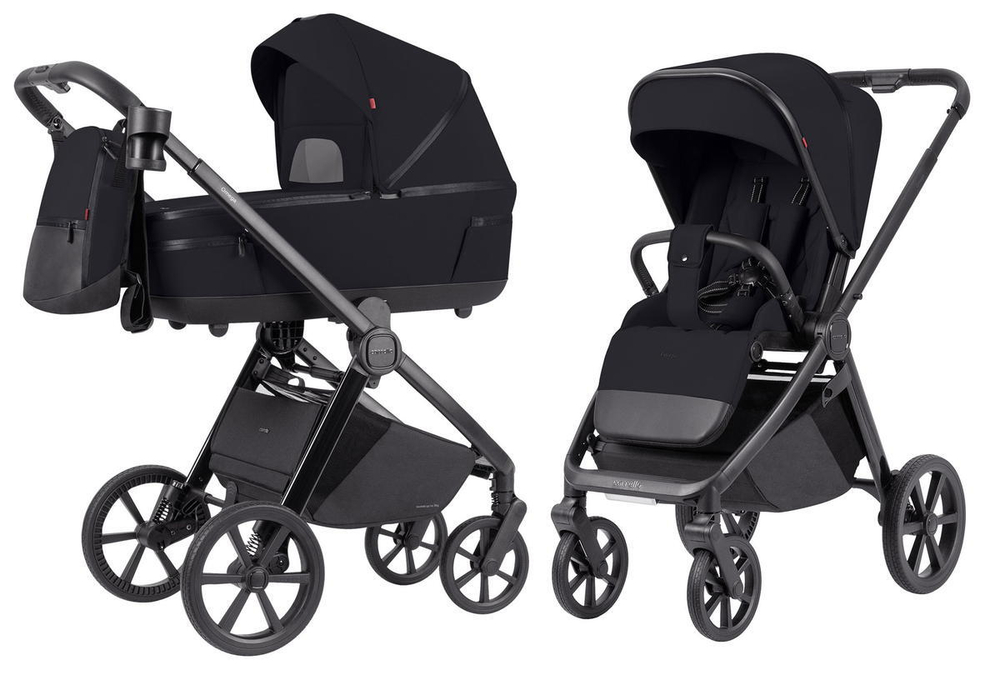 Коляска Carrello 2В1 Omega + CRL-6540/1 Cosmo Black