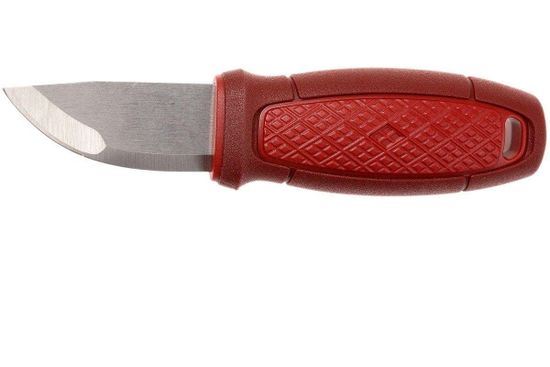 Нож Morakniv Eldris, нержавеющая сталь, цвет красный, с ножнами, 12648