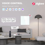 Сенсорные 1-клавишные переключатели BSEED Zigbee, без нулевого провода