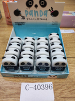 Ластик+точилка "Панда" 5*3*1,7см в пластиковом держателе, С-40396