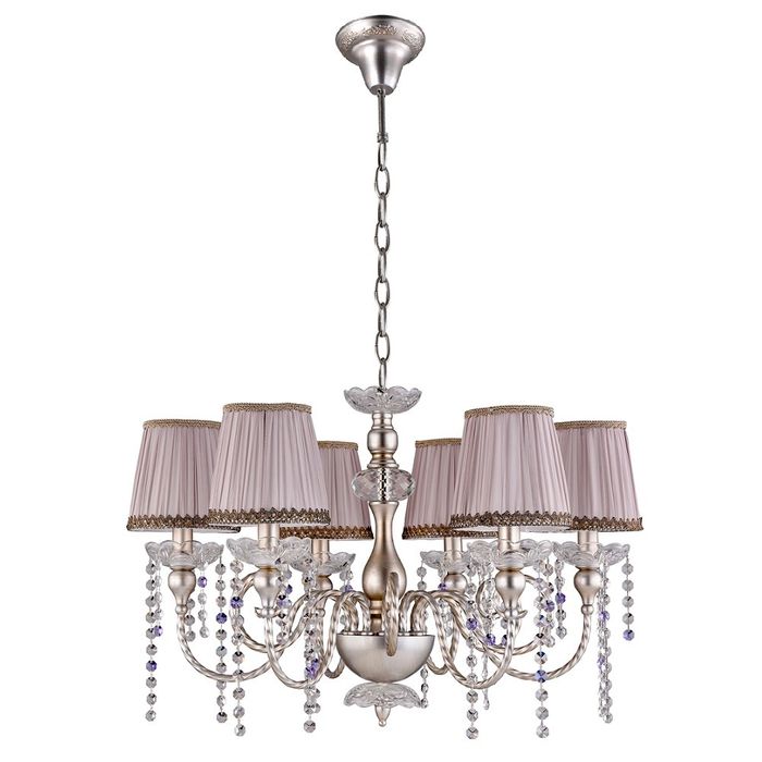 Люстра Crystal Lux ALEGRIA SP6 SILVER-BROWN