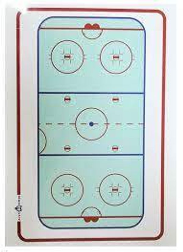 Доска тактическая хоккейная гибкая А4 MAD GUY