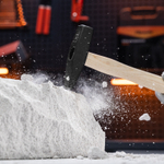 Молоток слесарный, 300 г, квадратный боек, деревянная рукоятка Sparta 102065