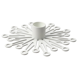IKEA FRÖJDA  (ИКЕА ФРÖЙДА)  -  Подсвечник, белый, 3 см