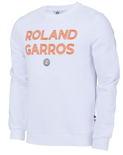 Мужская теннисная кофта Roland Garros 2024 Sweatshirt - белый