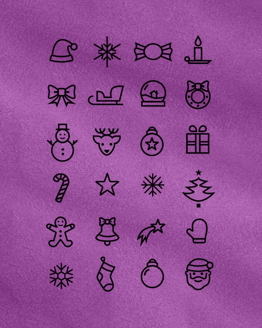 Кастомная салфетка для очков фиолетовая