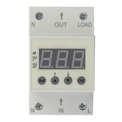 Реле контроля напряжения ЭРА PRO NO-903-41 РКН-1 63А электронный дисплей | Вспомогательные элементы и аксессуары