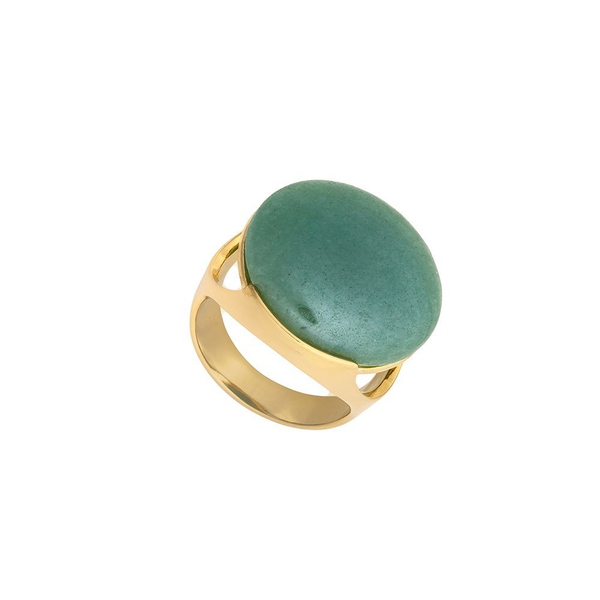 Кольцо Possebon Pearl Green Quartz 17.2 мм K1977.16/17.2 G/G