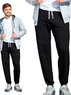 Брюки мужские, размер 46, цвет чёрный