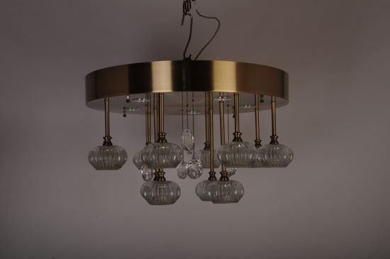 Люстра потолочная MANNE PL.7442-12+5(BR) d60