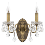 700621 Бра CLASSIC 2х60W E14 БРОНЗА