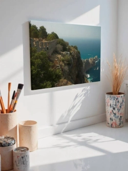 Картина на стену 40 X 50 Крепость у моря