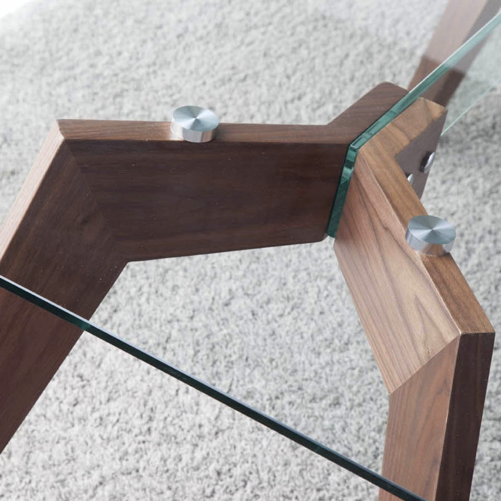 Дизайнерский стол STRIPE GLASS 150