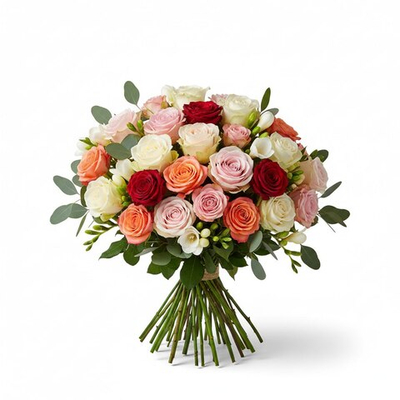 Букет из микса роз