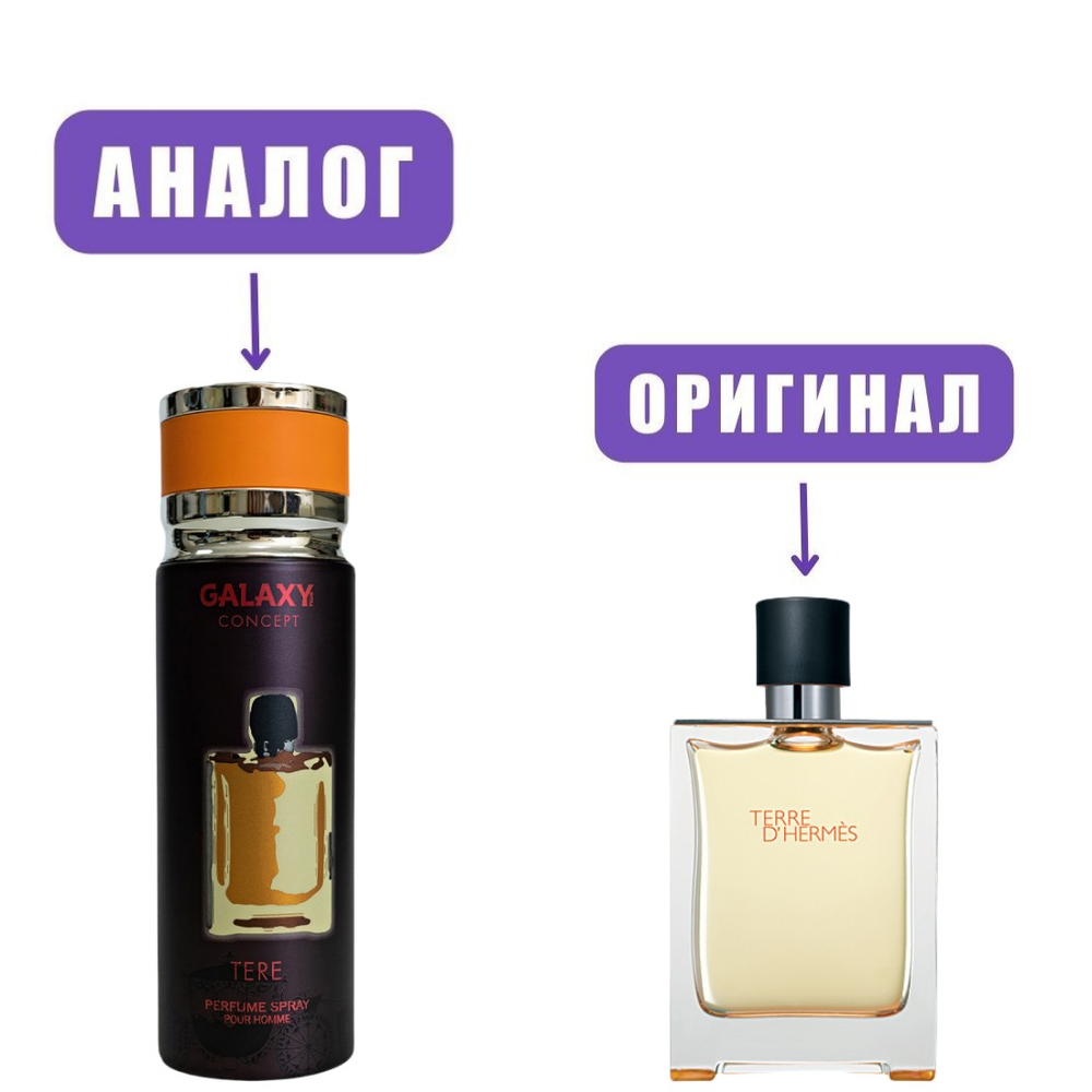 GALAXY TERE deo 200ml man (версия TerreD`Hermes)
