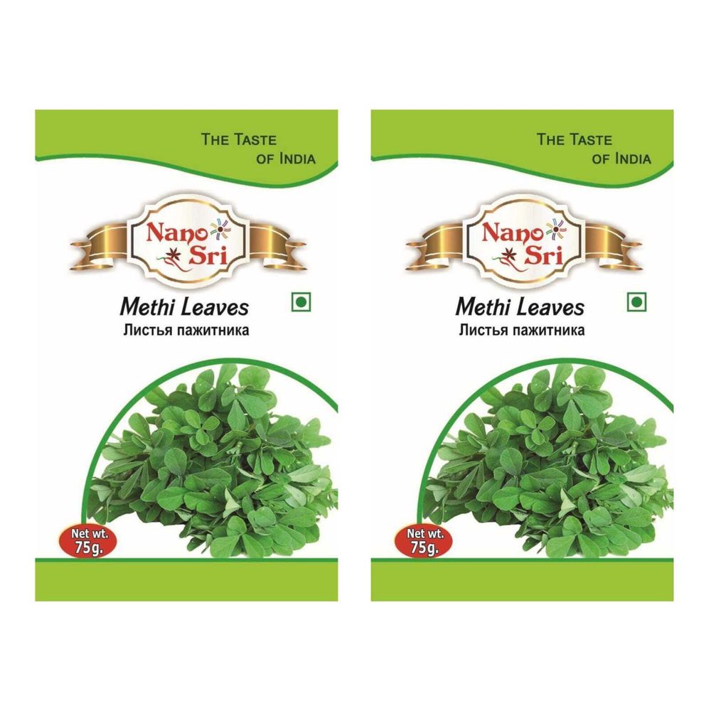 Листья пажитника Nano Sri Methi Leaves, 75 г
