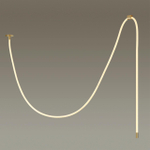 4399/40CL HIGHTECH ODL23 263 ант.бронза/металл/канат Потолочный св-к встраиваемый (2 крепления и крючок в комплекте) IP20 LED 40W 1580Лм 3000K CORDA