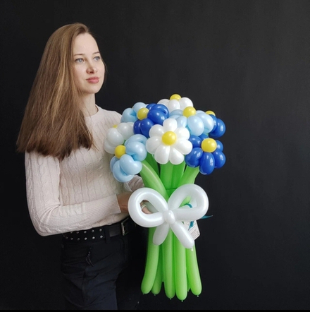 Букет ромашек на выписку