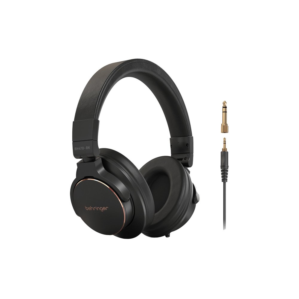 BEHRINGER BH470-BK - закрытые студийные мониторные наушники, 20 Гц - 20 кГц, цв. черный