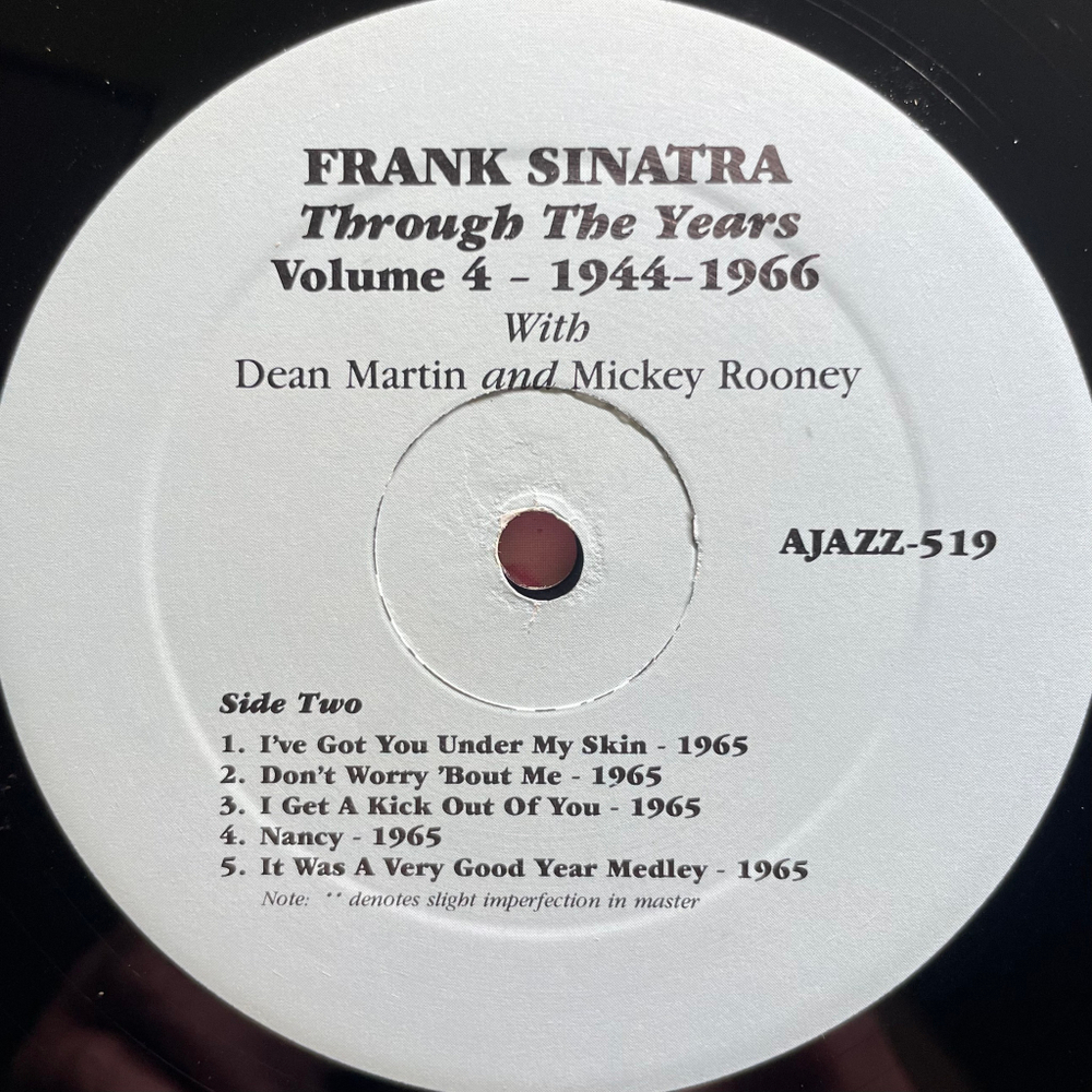 Frank Sinatra ‎– Through The Years Volume 4 - 1944-1966 (США)