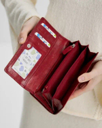 Кошелек 017 12 красный