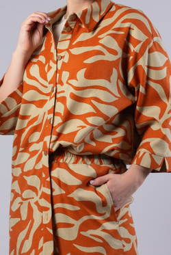 Блузка женская 4322ВП, Абстракция #363Аба094322ВП