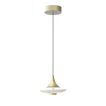 Подвес 6W 4000K 4657-1P прозрачный/золотой Wilet Favourite