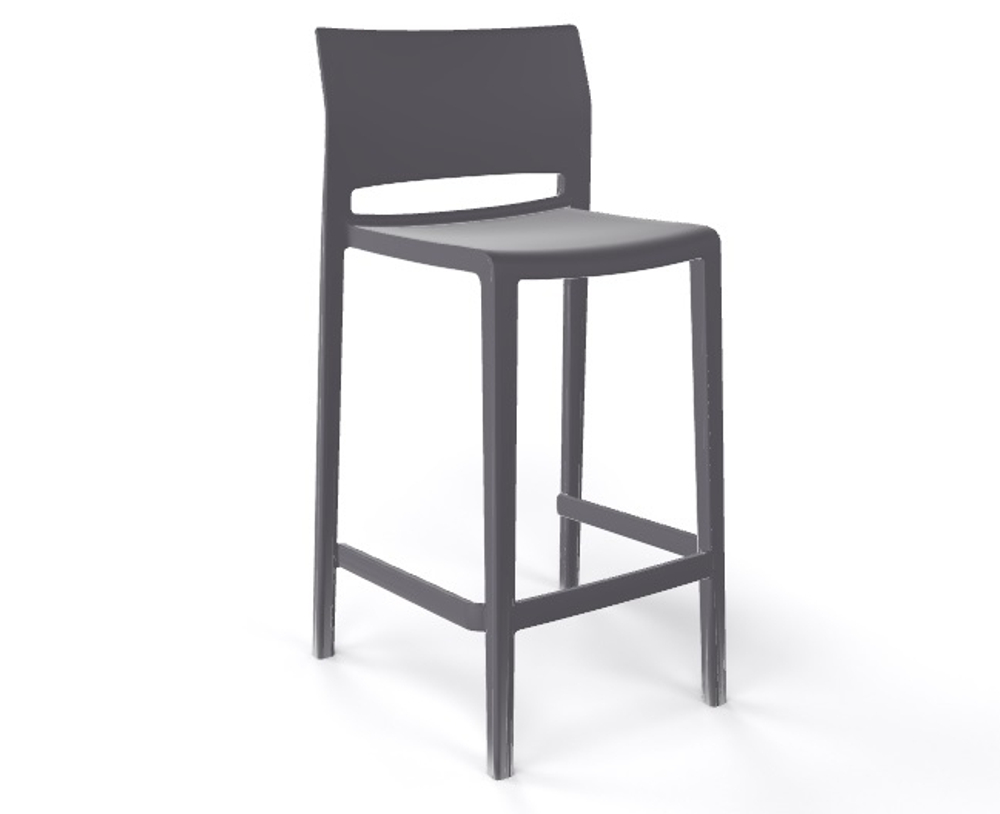 Стул пластиковый полубарный Bakhita 66