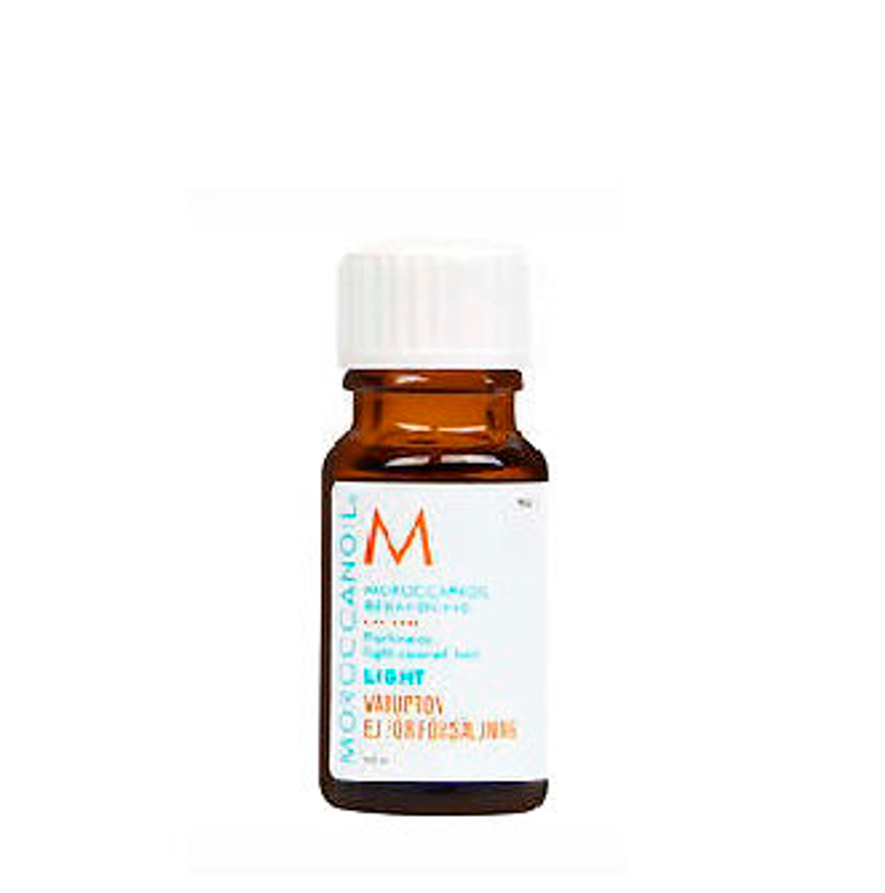 Масло LIGHT 10 мл  восстанавливающее для для тонких, св. волос Moroccanoil