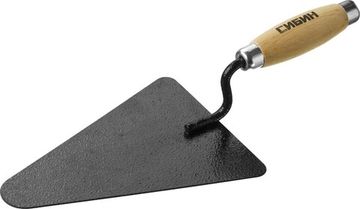 СИБИН 195 х 135 мм, деревянная ручка, кельма бетонщика (0820-2)