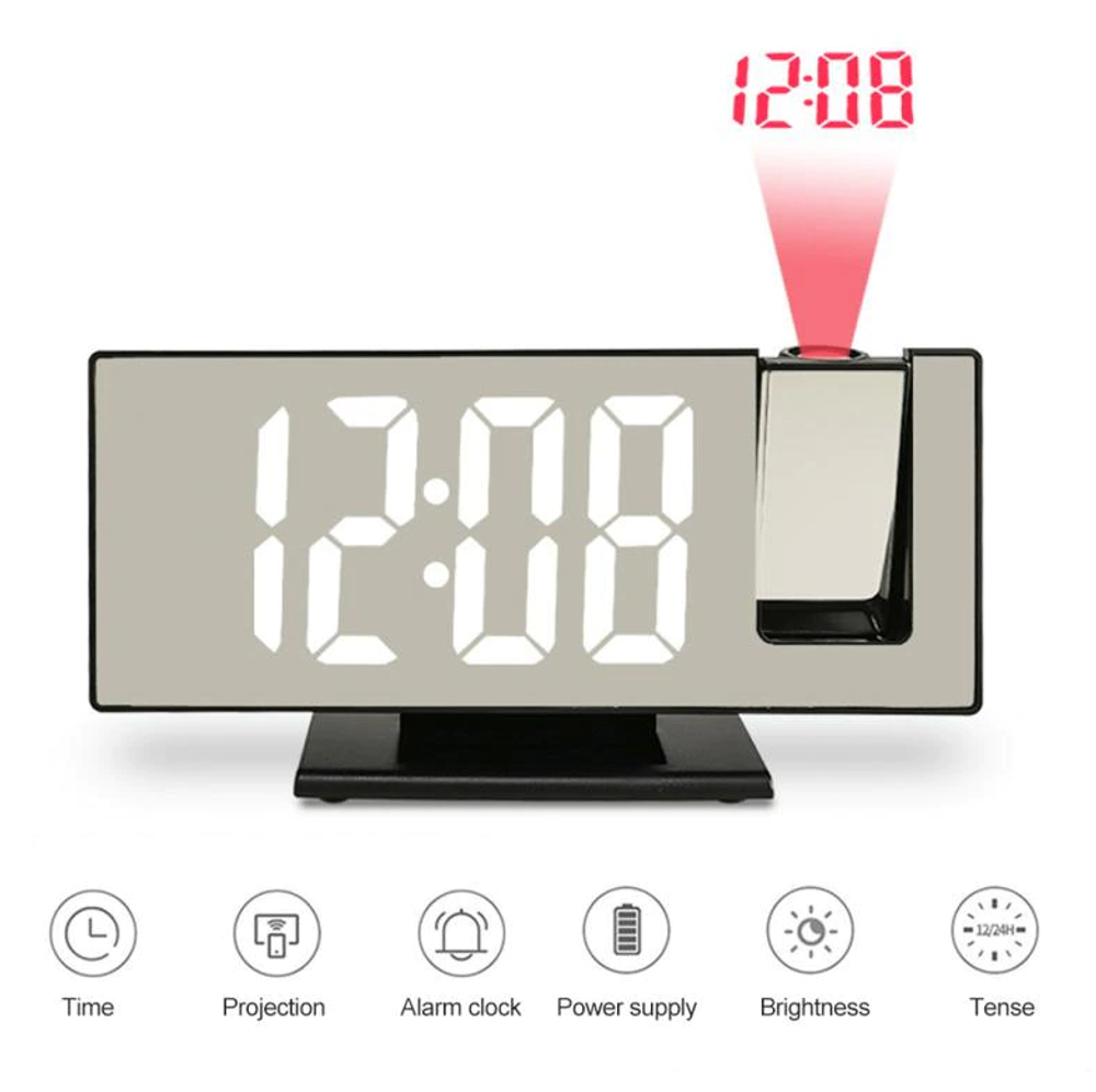 Часы с проекцией Gaosiio DS-3618LP зеленое свечение