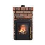 Дровяная банная печь Grill'D Retro AISI 310 Short