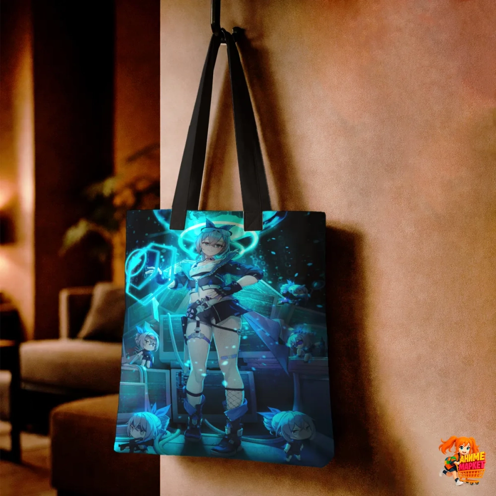 Сумка шоппер с принтом Honkai Star Rail