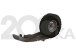 Бампер STC задний силовой для Toyota Land Cruiser 200 (2008-2015) с калиткой, кронштейном номерного знака, ПТФ