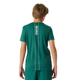 Футболка для мальчика теннисная Björn Borg Ace Light - posy green