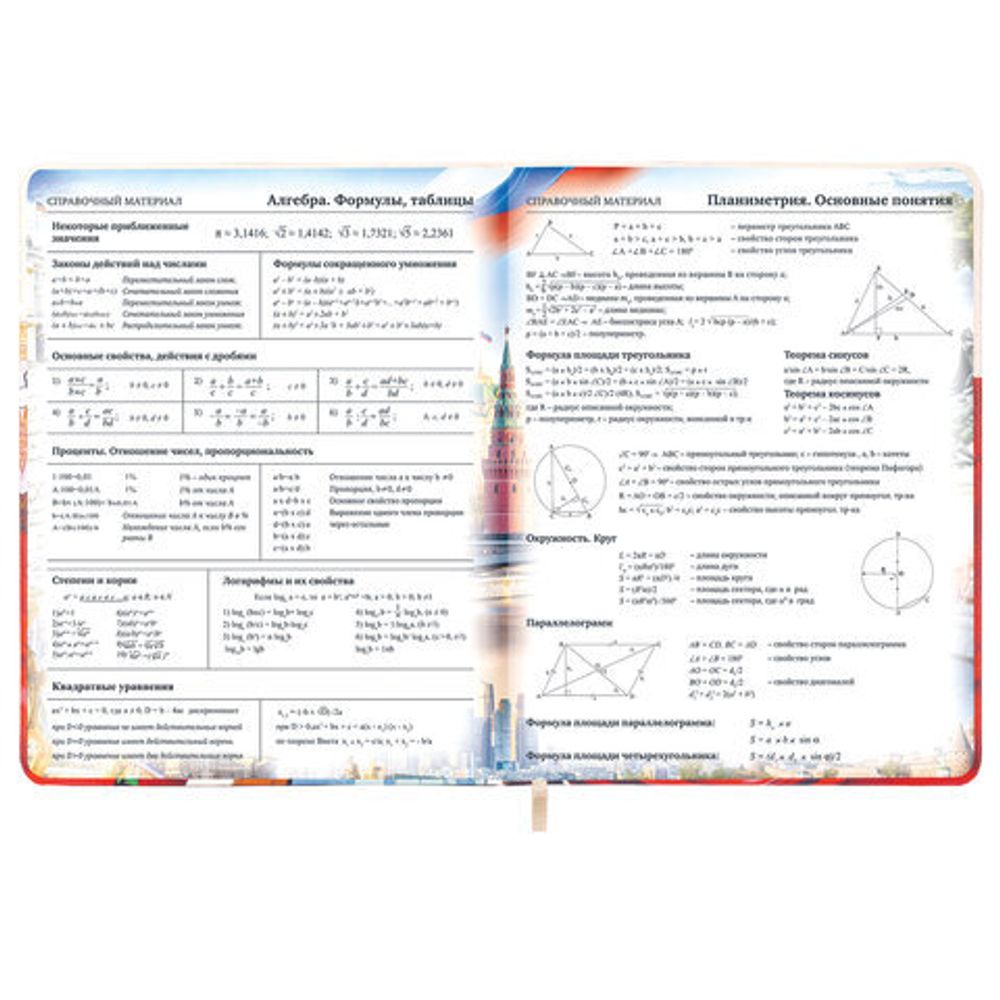 Дневник 1-11 класс 48 л., кожзам (твердая), печать, цветной блок, BRAUBERG, "Великие Люди", 107232