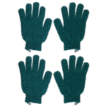 Beauty By Earth, Отшелушивающие перчатки, для среднего отшелушивания, зеленые, 2 пары