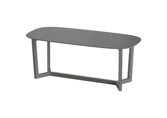 Стол обеденный Cross 2 200*95 см (серый)