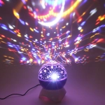 Диско-шар «Double Magic» (в комплекте 2 плафона - диско, звездное небо), Bluetooth, авторежим, USB, в ассортименте (220V)