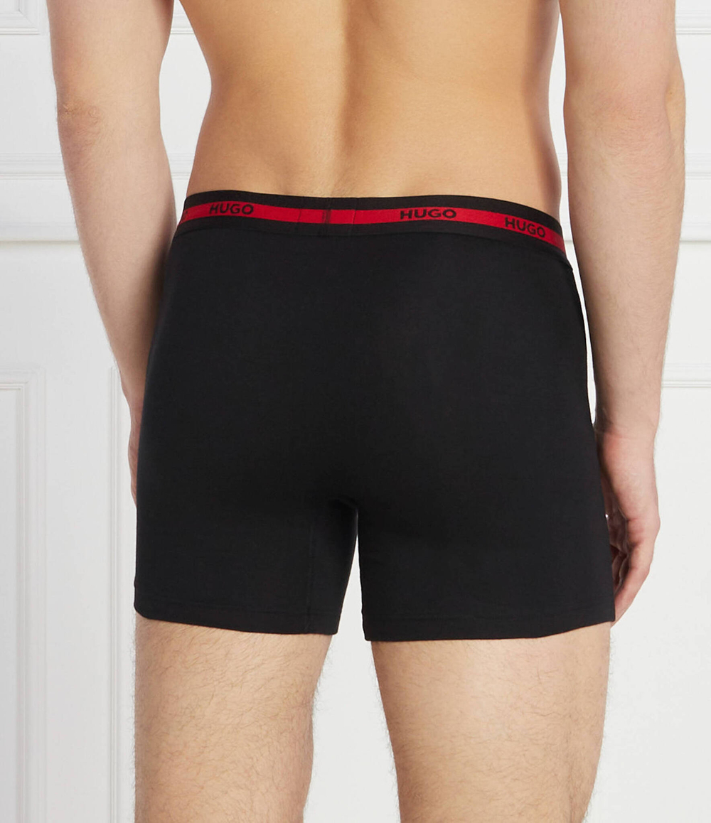 Трусики-боксеры 3шт. TRIPLET PLANET Hugo Bodywear - черный(50496713)