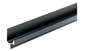Ручка-профиль торцевая L-line, 5000мм, черный матовый, AQ