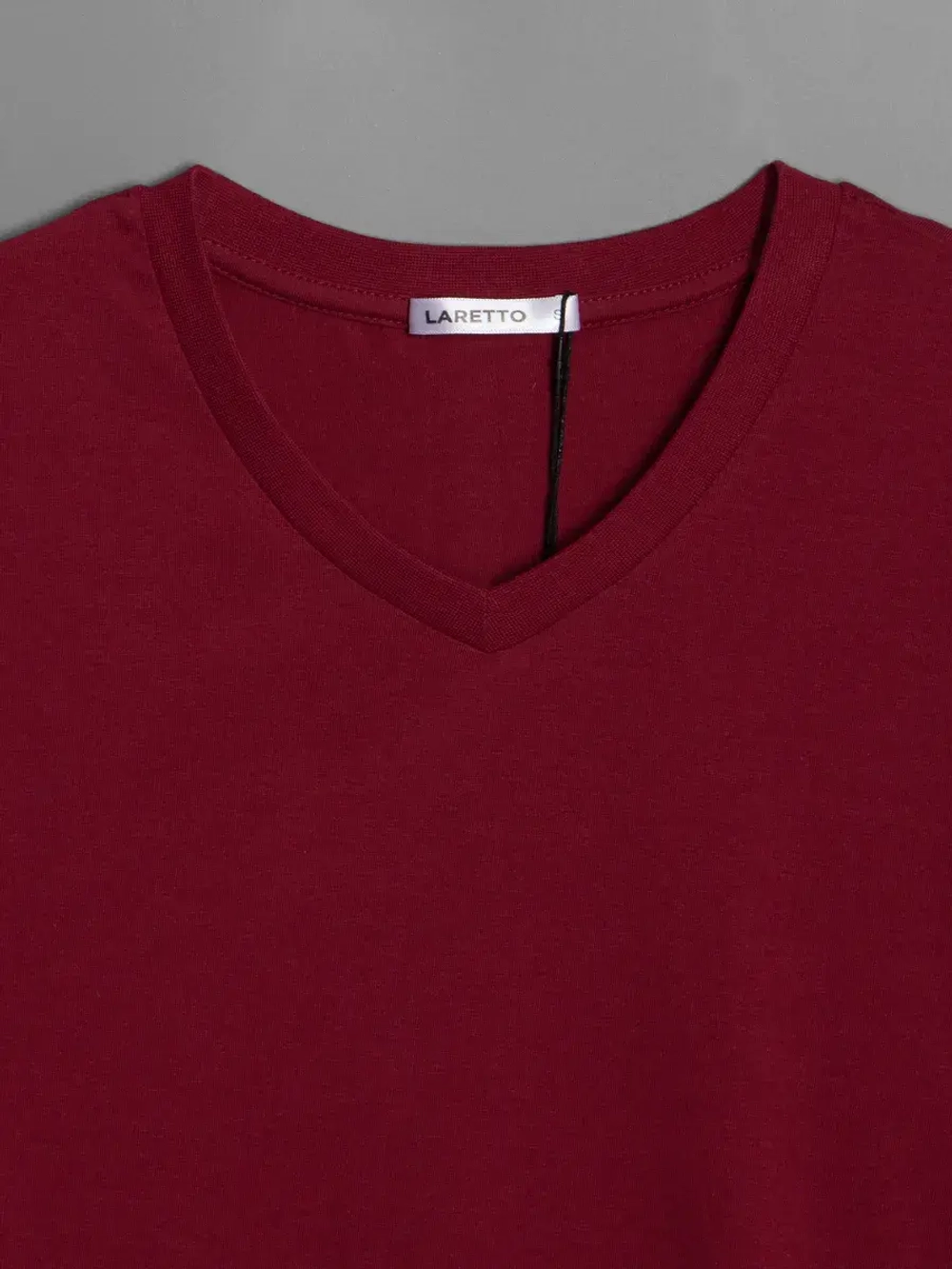 Футболка мужская повседневная однотонная хлопок