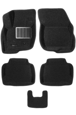 Коврики салона для FORD Mondeo (2015-) Euromat 3D Lux черные. Арт. EM3D-002216