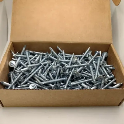 саморезы с прессшайбой 4.2х41 со сверлом оцинк. 1кг