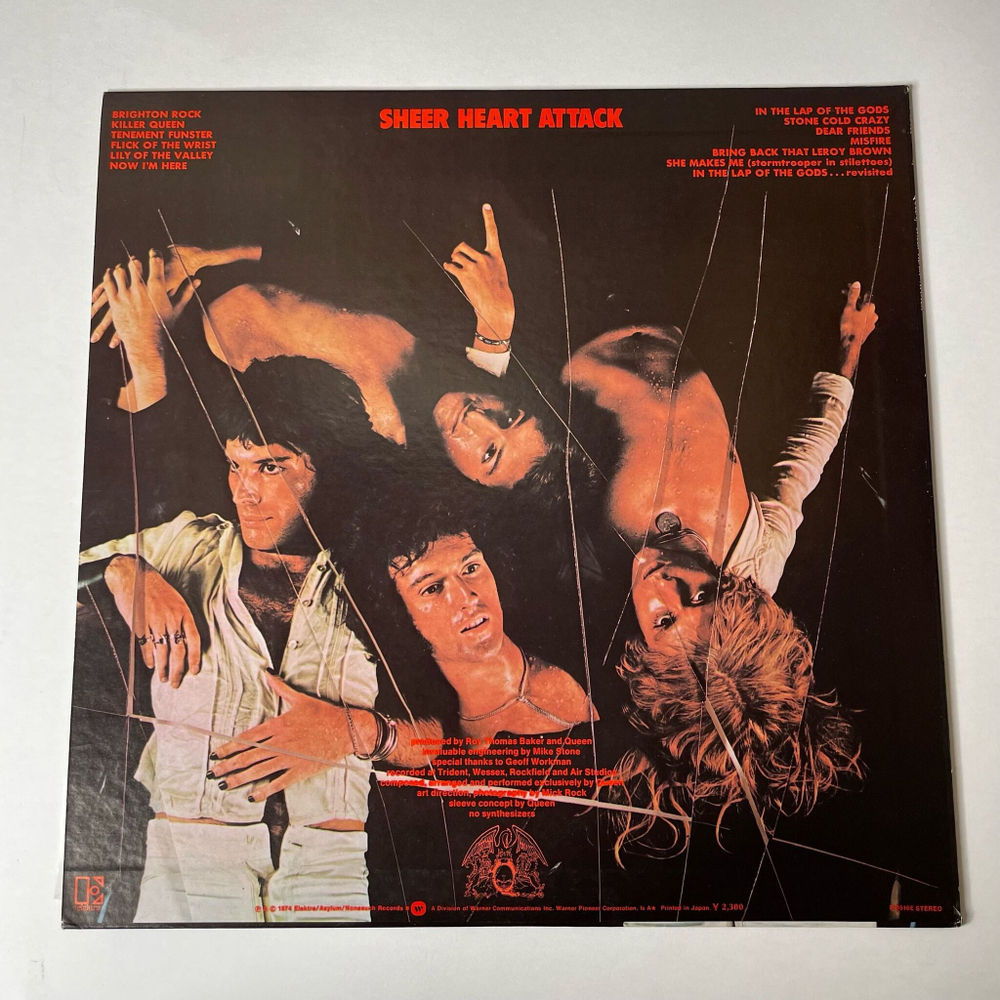 Винтажная виниловая пластинка LP Queen Sheer Heart Attack (Japan 1974) (No Obi) Brighton Rock