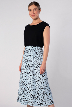 Юбка женская 4026ЛП, графика гол #172ГГо014026ЛП