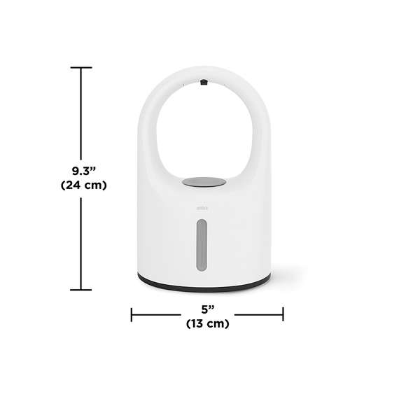 Диспенсер для жидкого мыла автоматический Rain, 414 мл, белый
