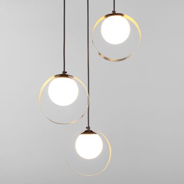 Подвесной светильник 50205/3 бронза Dublin Eurosvet